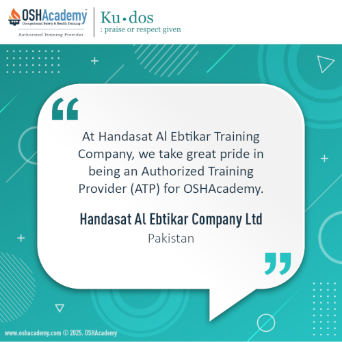 Kudos from Handasat Al Ebtikar Company Ltd, Pakistan